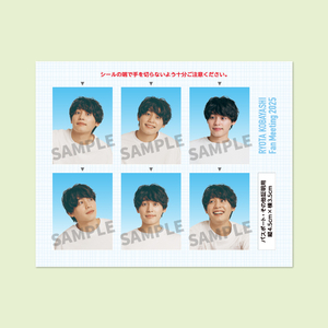 【受注】証明写真風ステッカー